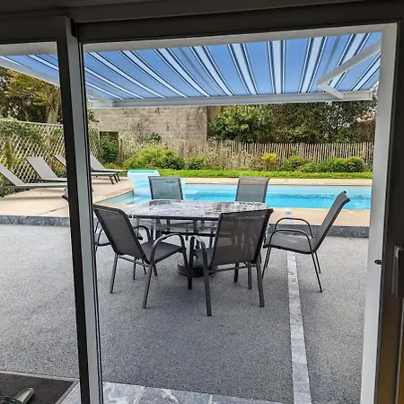 펜션 2 Maisons Privatives Avec Piscine Et Grues